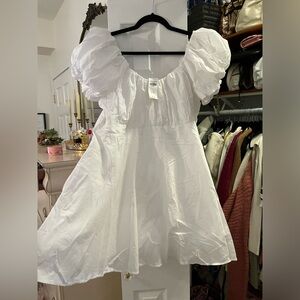 Abercrombie & Fitch Puff Sleeve Mini Dress